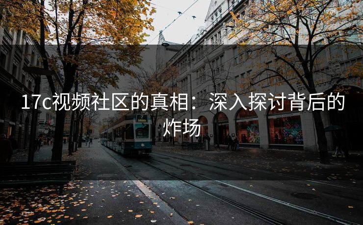 17c视频社区的真相：深入探讨背后的炸场