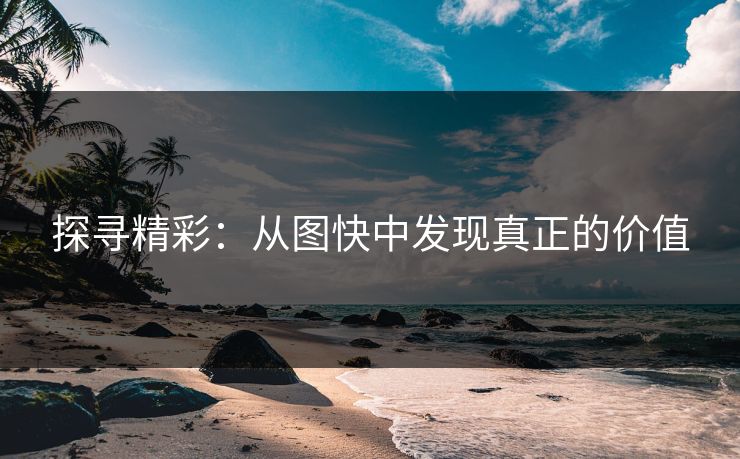 探寻精彩：从图快中发现真正的价值